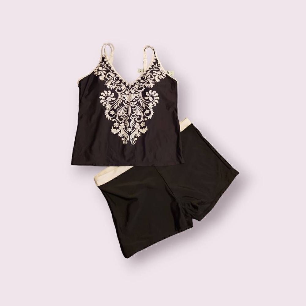 Tankini two piece Symmetrical Floral - Picture 5 of 5